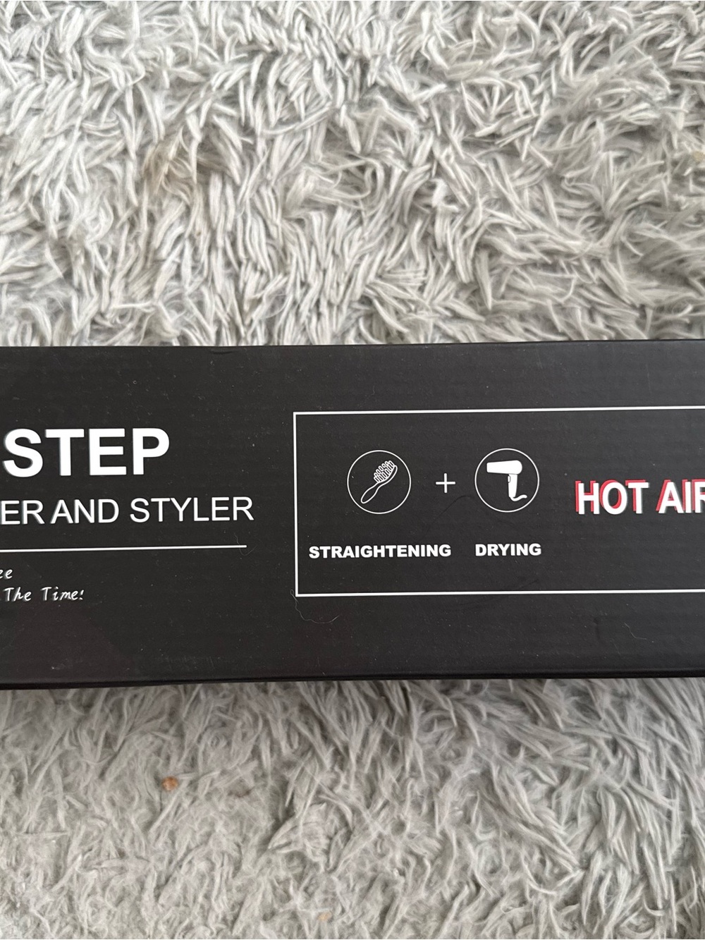 Black Hair Tool Packaging Box